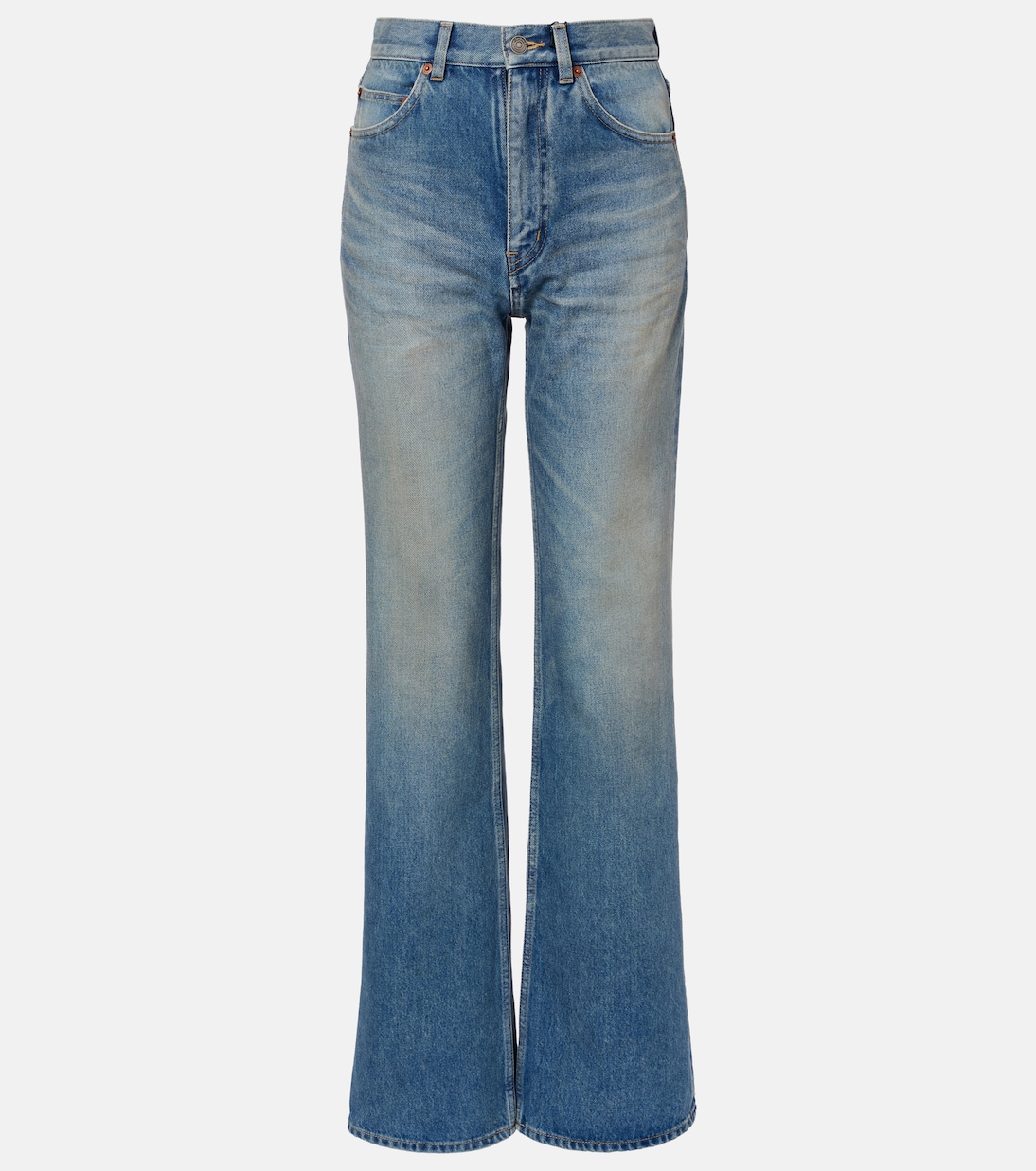High-Rise Wide-Leg Jeans 70’s | Saint Laurent