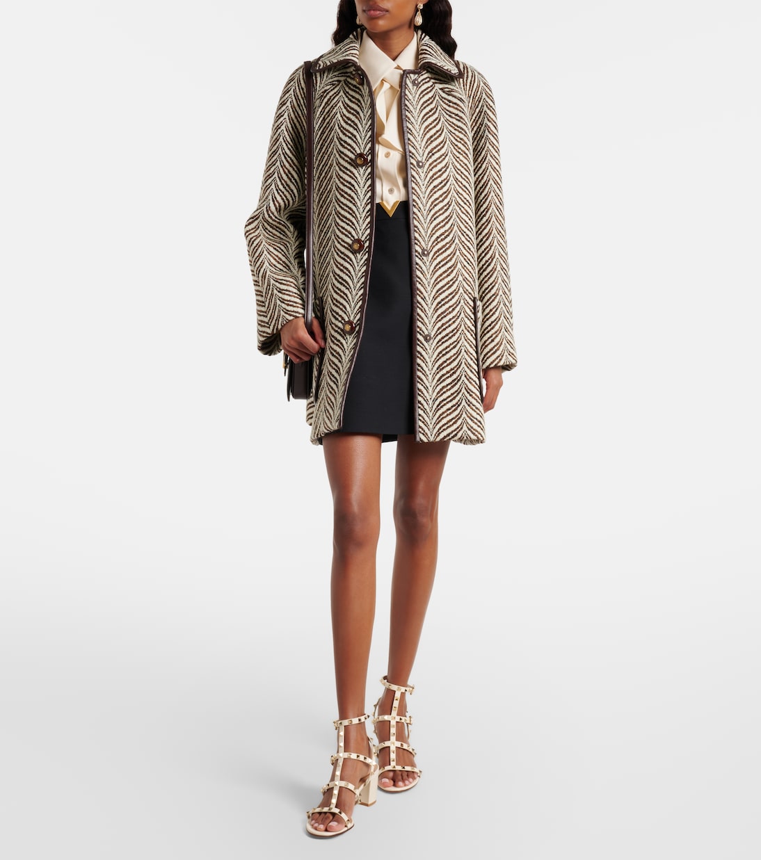 Sandalen Rockstud 60 aus Leder | Valentino Garavani