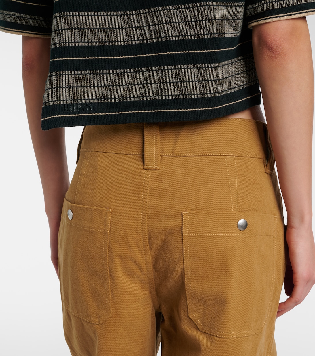 Opalyna cotton twill wide-leg pants | Marant Etoile