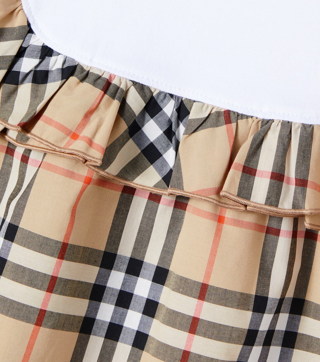Robe Burberry Check en coton mélangé | Burberry Kids