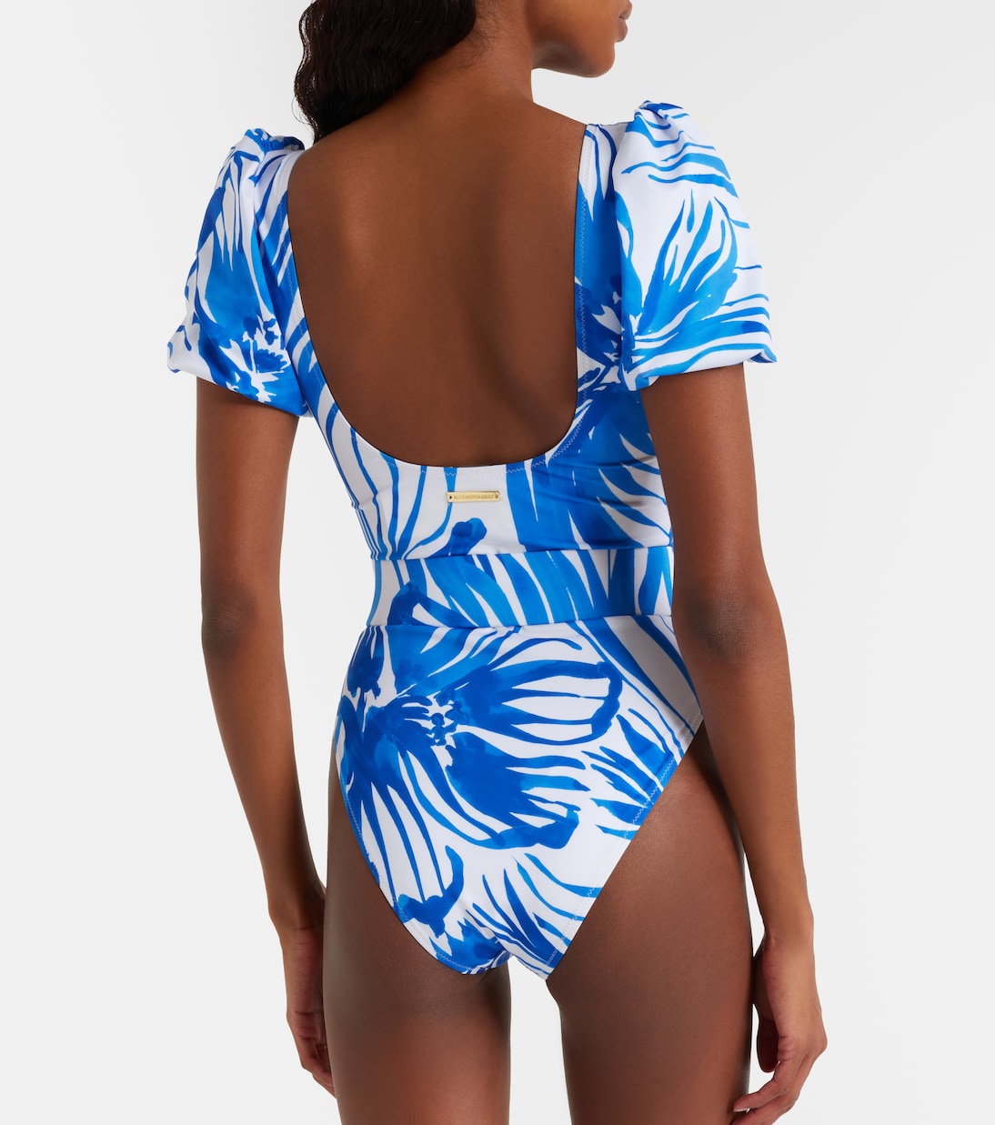 Bañador Jeanie floral con cinturón | Alexandra Miro