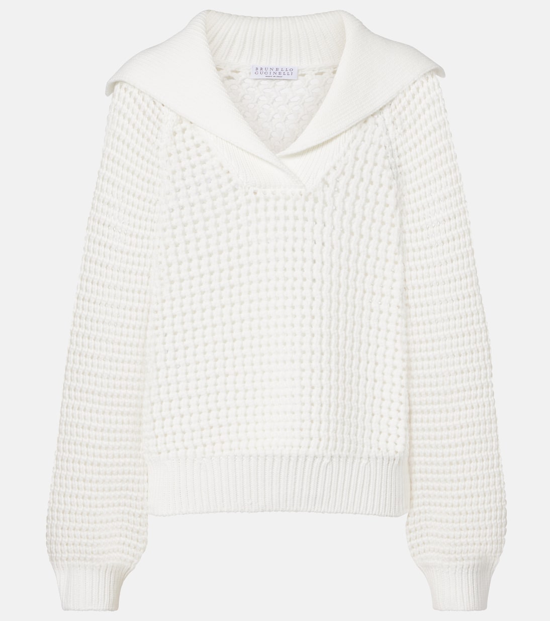بلوفر من القطن المخلوط | Brunello Cucinelli