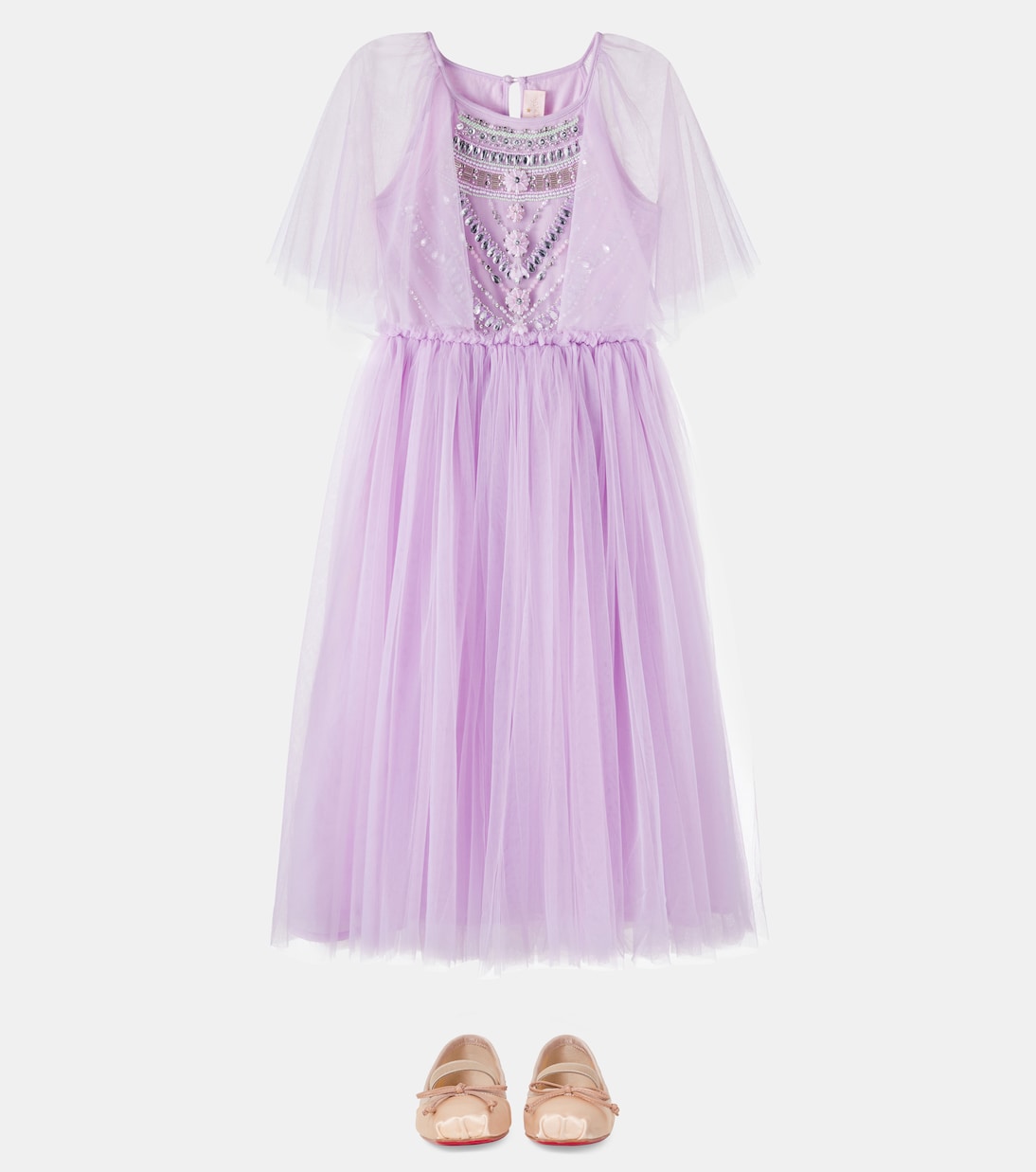 Verziertes Kleid Lina aus Tüll | Tutu Du Monde