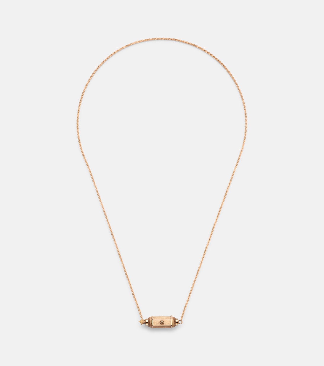 Collier Coco Micro en or rose 18 ct et diamants | Marie Lichtenberg
