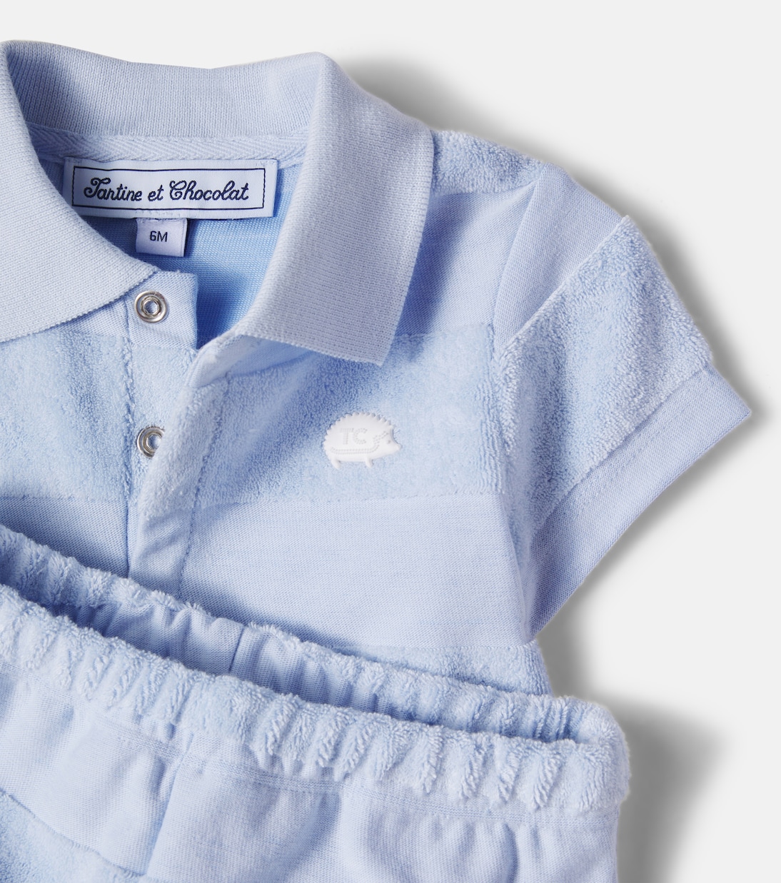 Baby striped polo shirt and shorts set | Tartine et Chocolat