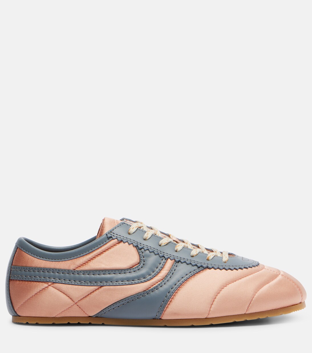 Sneakers aus Satin und Leder | Dries Van Noten