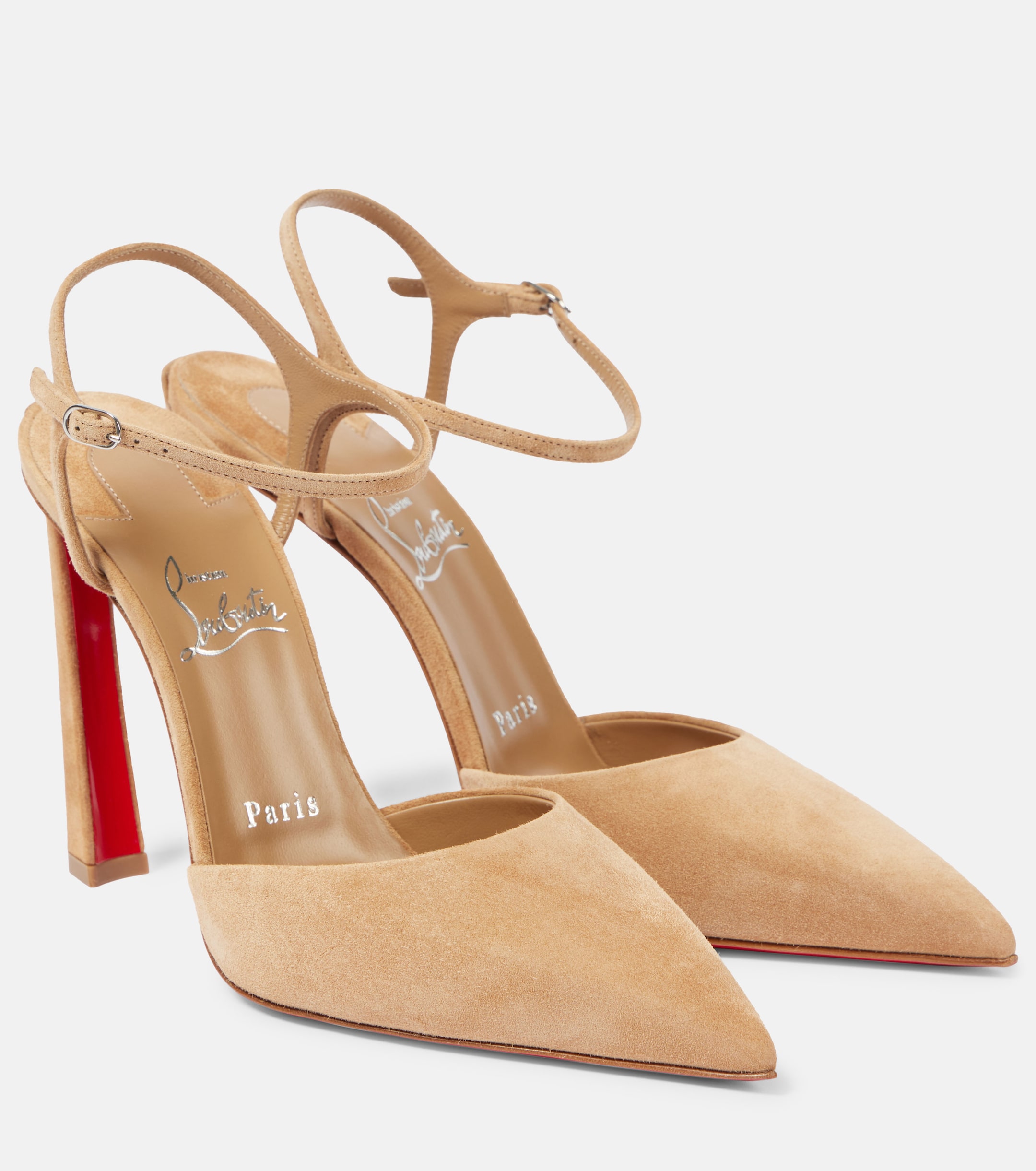Condora Riviera 100 suede slingback pumps | Christian Louboutin