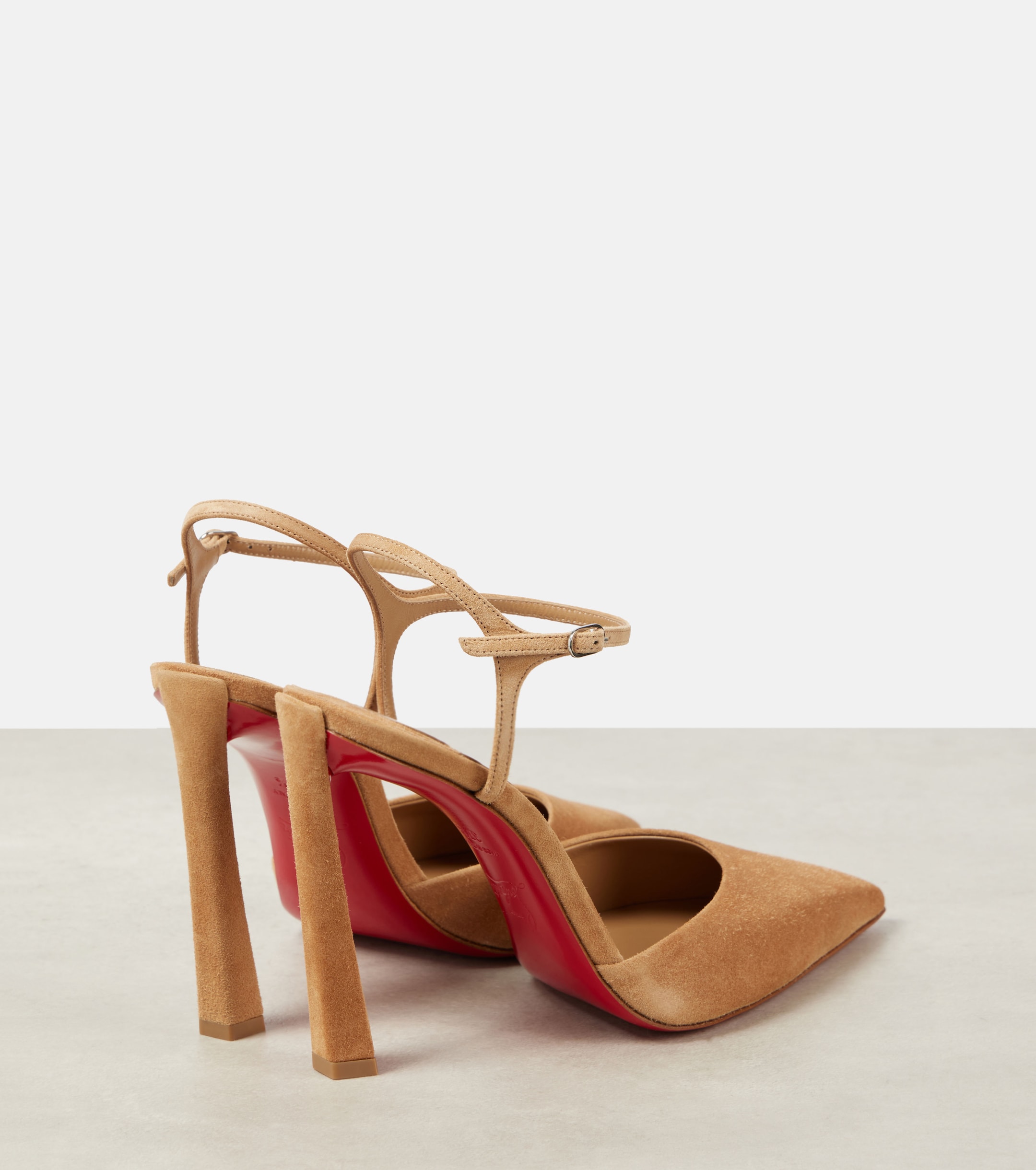 Condora Riviera 100 suede slingback pumps | Christian Louboutin