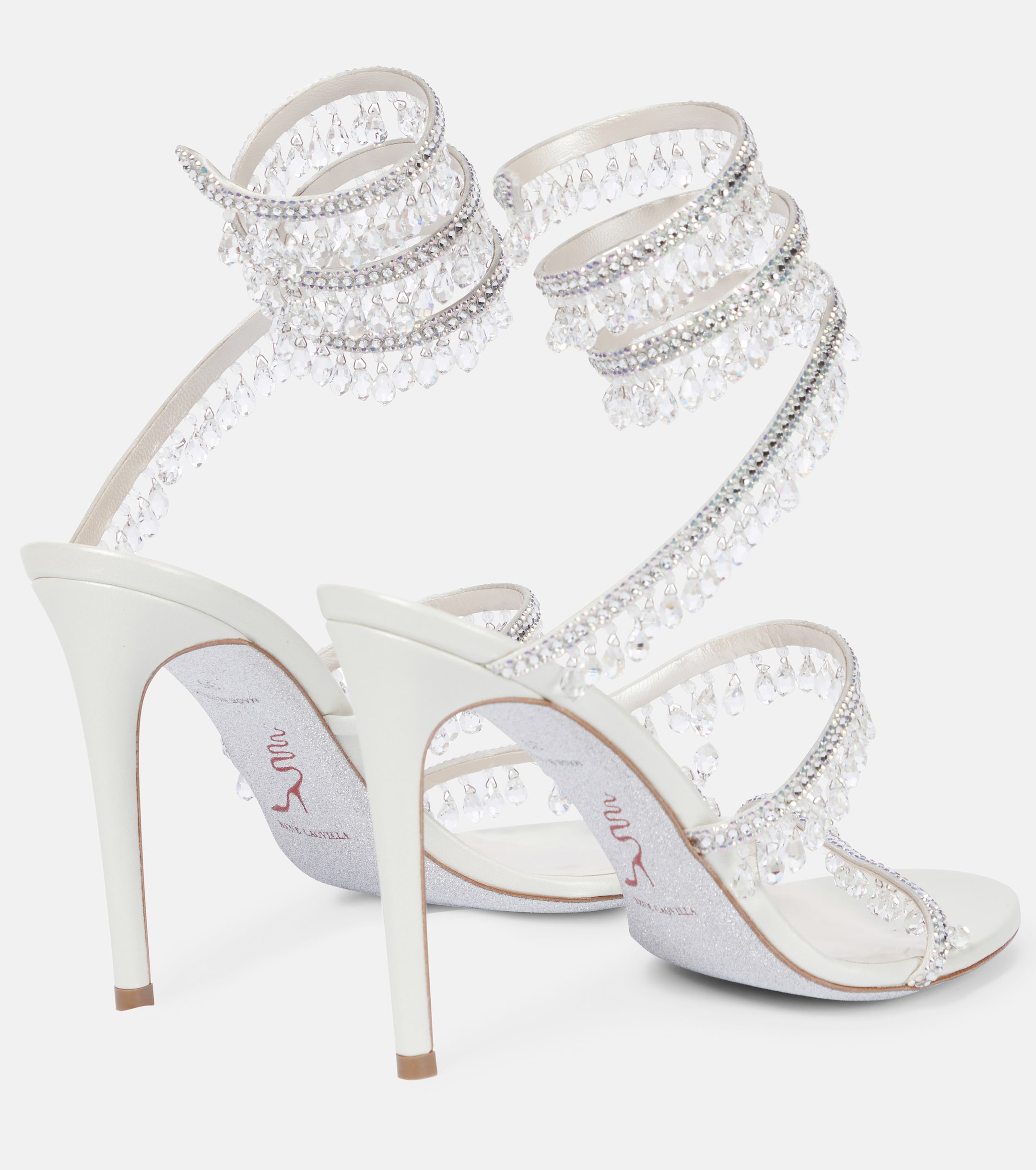 Chandelier embellished leather sandals | Rene Caovilla