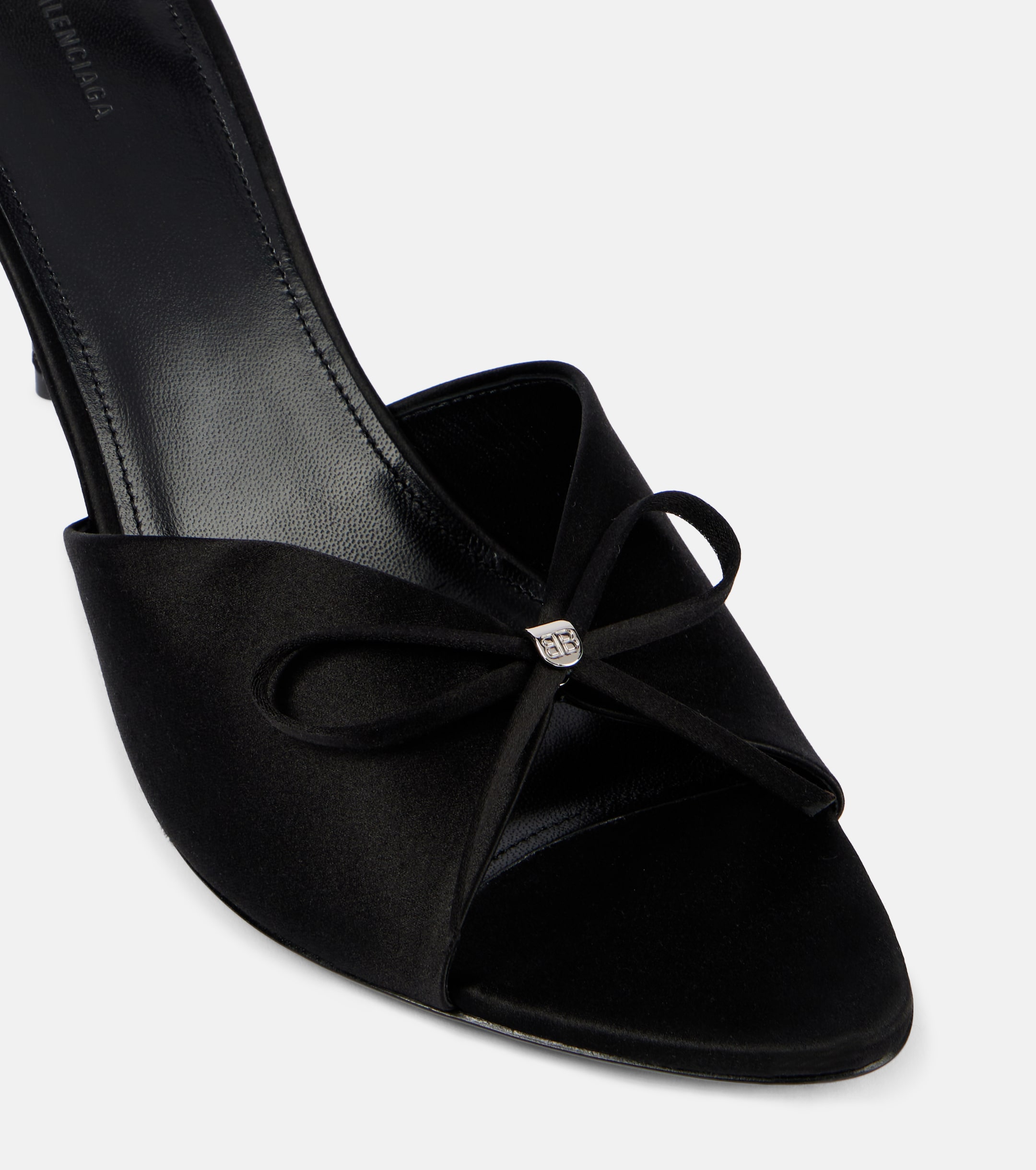 Knife Bow 80 satin sandals | Balenciaga