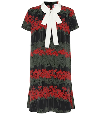 REDValentino floral crêpe minidress | REDValentino