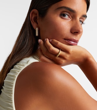 Ear cuff convertible Sabrina de oro amarillo de 18 ct con diamantes | Eéra