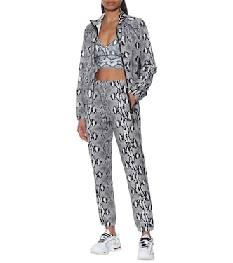 Snake-print leggings | Adam Selman Sport