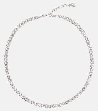 Collana Tennis in argento con cristalli | Amina Muaddi