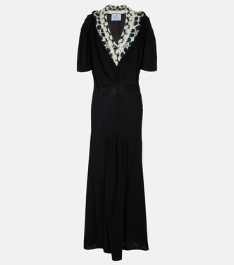 Robe aus Sablé und Jacquard | Prada