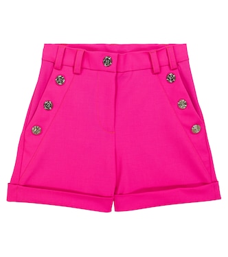 Shorts en mezcla de lana | Balmain Kids