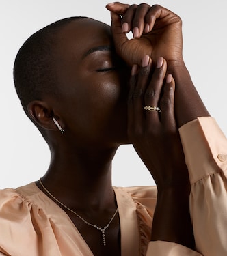 Ada 18kt gold ring with diamonds | Melissa Kaye