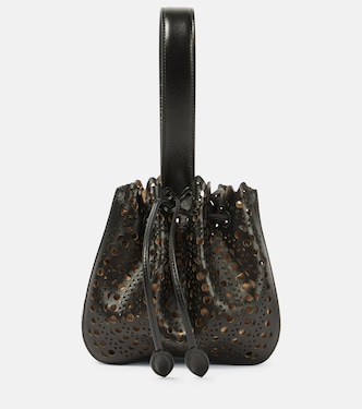 Pochette Rose Marie Mini Vienne en cuir | Alaïa