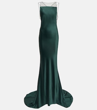 Robe aus Satin | Maison Margiela