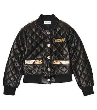 Chaqueta de piel sintética acolchada | Moschino Kids