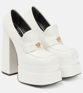 Mocasines Aevitas de piel con plataforma | Versace