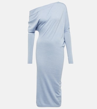 Robe midi en cachemire et soie | Tom Ford