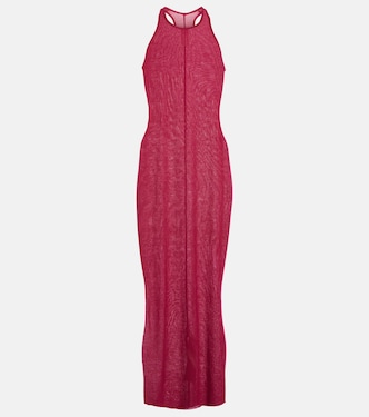 関税込 Vivienne Westwood pulling gathered pique dress Pulling gathered cotton piqué midi dress in grey - Vivienne