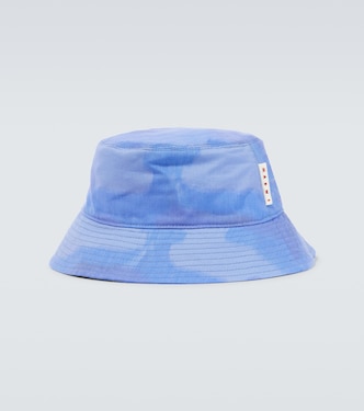 Cappello da pescatore in canvas tie-dye | Marni