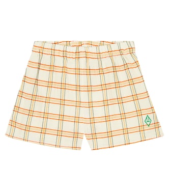 Shorts Calm Pants de algodón a cuadros | The Animals Observatory