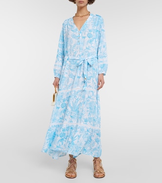 Wisteria printed maxi dress | Melissa Odabash
