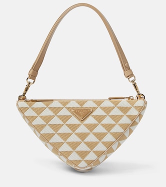 Clutch Prada Symbole aus Leder | Prada