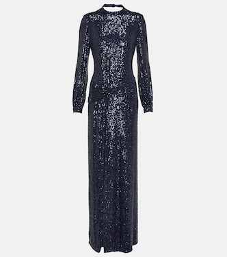 Robe longue à sequins | Monique Lhuillier