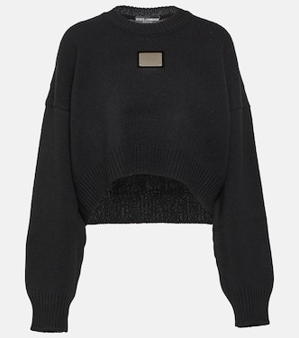 Pull en laine et cachemire à logo | Dolce&Gabbana