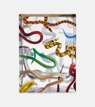 x Toiletpaper Snakes Small glass vase | Seletti