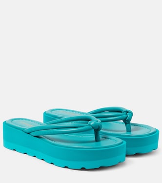 Plateausandalen aus Leder | Gianvito Rossi