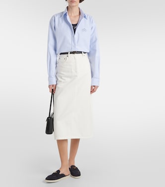Slippers Saint Tropez en daim | Prada
