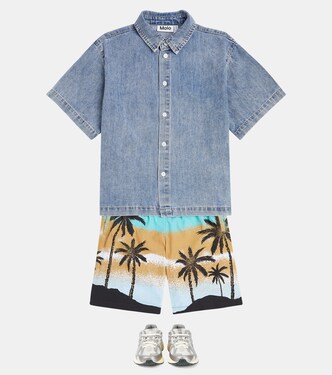 Adi printed cotton shorts | Molo