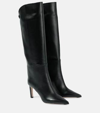 Alizze 85 leather knee-high boots | Jimmy Choo