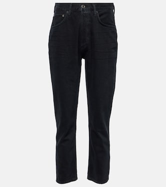 Jeans slim Riley Crop a vita alta | Agolde