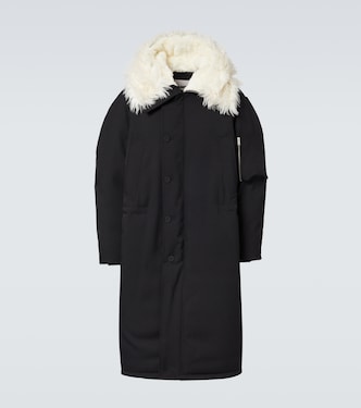 Chaqueta de plumas con pelo sintético | Jil Sander