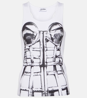 Top Cage con stampa trompe l’œil | Jean Paul Gaultier