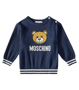Baby - Pullover Teddy Bear in cotone | Moschino Kids