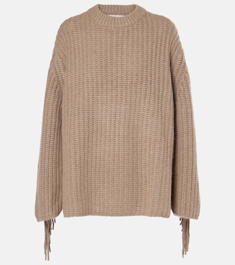 Pullover Hilma in cashmere con frange | Lisa Yang