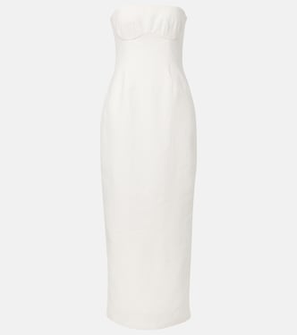 Evalita linen bustier maxi dress | SIR