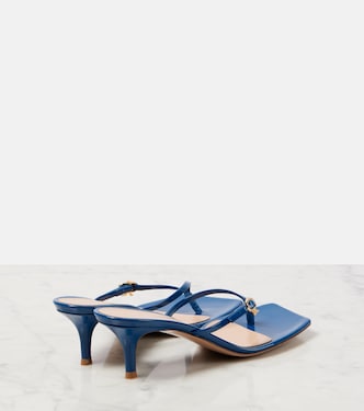 Sandalias de charol con lazo | Gianvito Rossi
