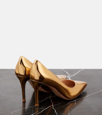 Pumps Gianvito 85 aus Metallic-Leder | Gianvito Rossi