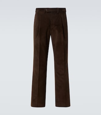 Amo cotton corduroy wide-leg pants | Saman Amel