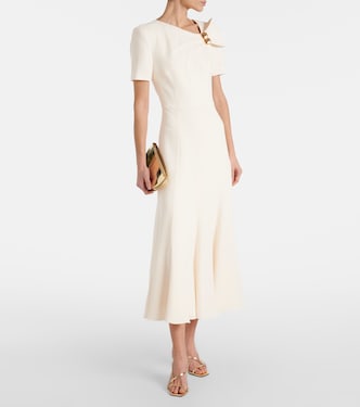 Verziertes Midikleid aus Cady | Roland Mouret