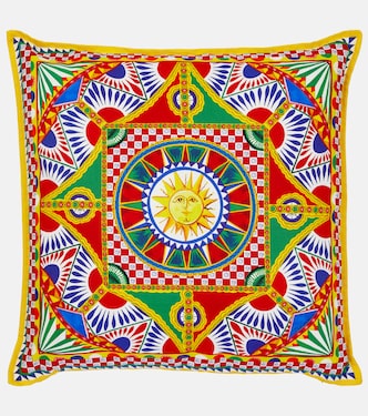 Medium printed canvas cushion | Dolce&Gabbana Casa