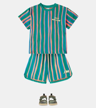 T-shirt LM in jersey di cotone a righe | Jellymallow